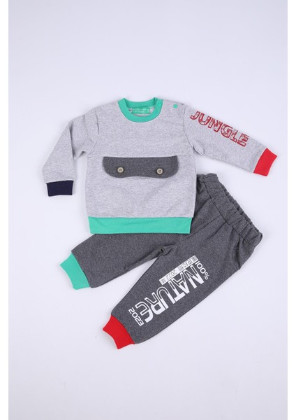 Kız Erkek Bebek Çocuk Eşofman Takımı 00101