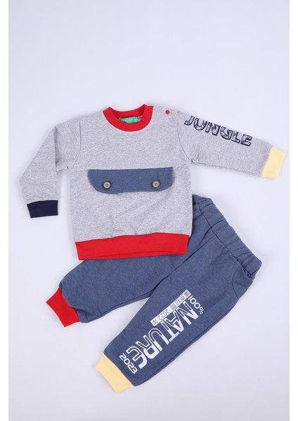 Kız Erkek Bebek Çocuk Eşofman Takımı 00101