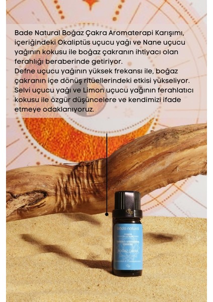 Bade Natural Boğaz Çakra Aromaterapi Karışımı 10 ml