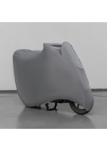 Ramzey Velocity 100 Motosiklet Brandası Gri Penye Örtü Motor Brandası