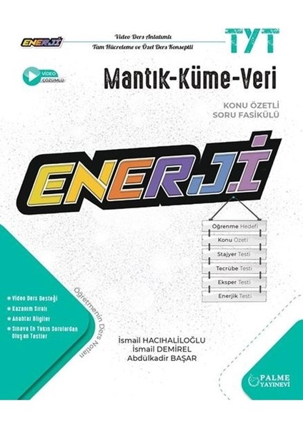 YKS TYT Enerji Mantık Küme Veri Konu Özetli Soru Fasikülü