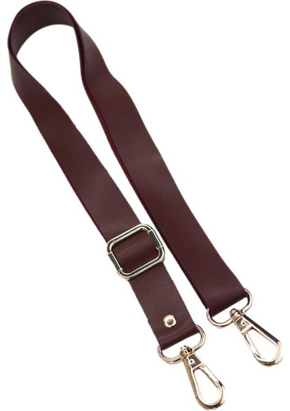 Gold Kancalı Ayarlanabilir Çanta Askısı - Bordo