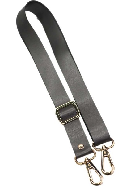 Gold Kancalı Ayarlanabilir Çanta Askısı - Gri