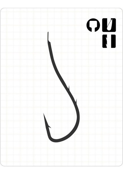 2901 Ryusen Çift Tırnak Black Nikel Iğne No:4