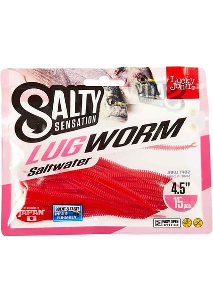 Lrf Silikonu Luckyjohn Lugworm 11,5cm Kokulu 15’li Pk RENK:F29N modelleri
