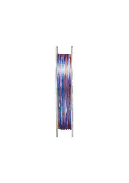 X8 Roots Pe 0.8 0,153MM 8 Kat Örgü Spin Ip Misina 150MT Multicolor