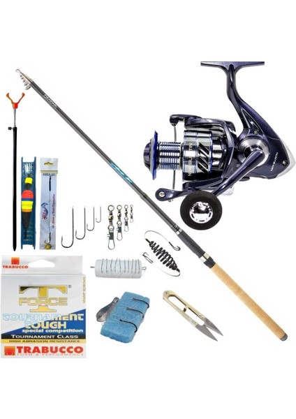 Daıwa New Megaforce Tele Kamış 3,90 + New Bluetin 4000, 3+1