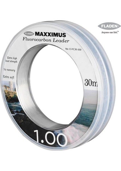 Lider Misina Fladen Maxxımus Leader Fluorocarbon 0,50MM