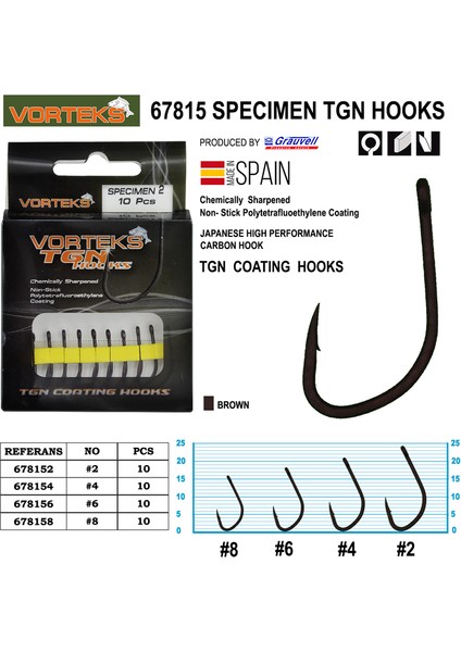 6781 Specimen Tgn Sazan Iğnesi 10’lu Paket No:4