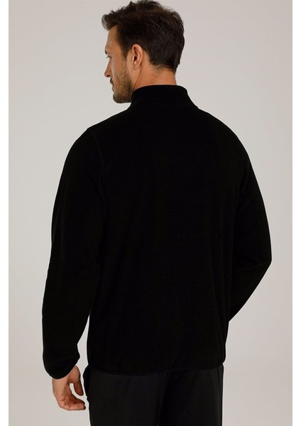 Nordic Polar Erkek Günlük Sweat Siyah V11