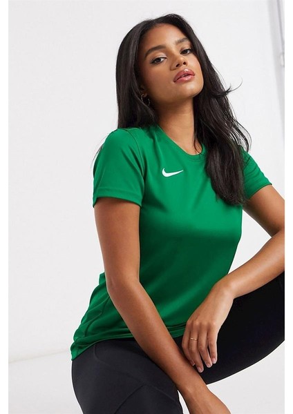 W Dry Park Vıı Jsy Ss Kadın Yeşil Tshirt BV6728-341 V1