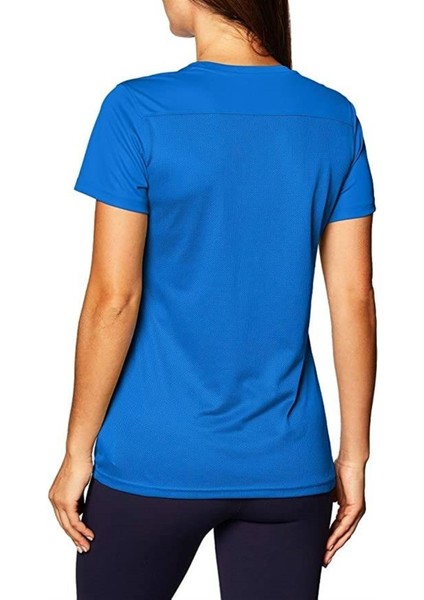 W Dry Park Vıı Jsy Ss Kadın Mavi Tshirt BV6728-463 V2