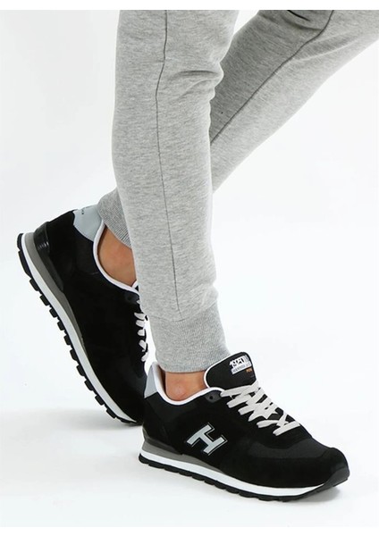 Peru Siyah Gri Erkek Sneaker Spor Ayakkabı 19250