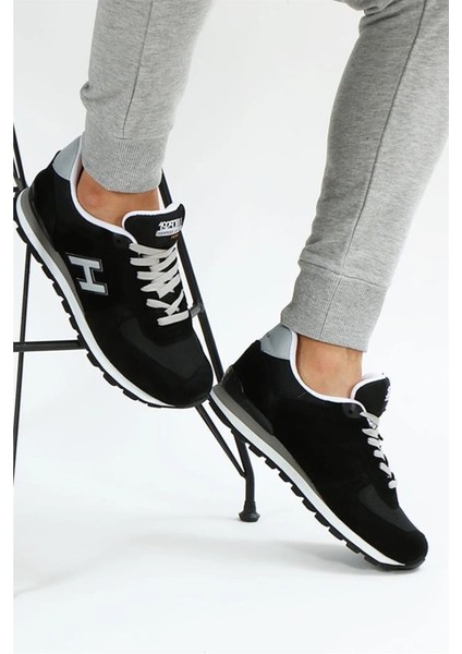 Peru Siyah Gri Erkek Sneaker Spor Ayakkabı 19250 fırsatları