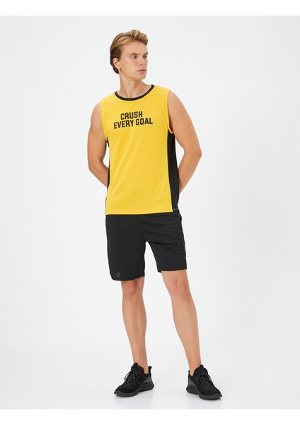 Kolsuz Tişört Bisiklet Yaka Slogan Baskılı fiyatları