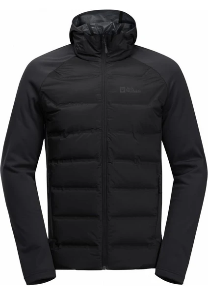 Jack Wolfskin Tasman Down Hybrid Erkek Siyah Mont 1711411-6000