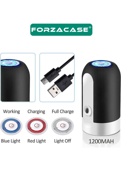 USB Şarjlı 1200 Mah Elektrikli Otomatik Damacana Su Pompası modelleri