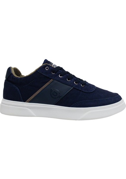 Lacivert Beyaz Bağcıklı Keten Sneakers Spor Ayakkabı fiyatları