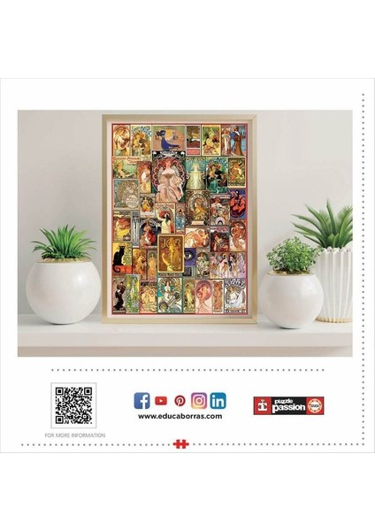 1000 Collage Art Nouveau Fsc(R modelleri