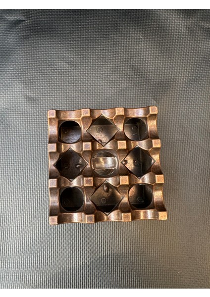 T.m. 1.sınıf Metal Antik Bakır Izgara Zamak Küllük Otel,cafe,restaurant 200 gr