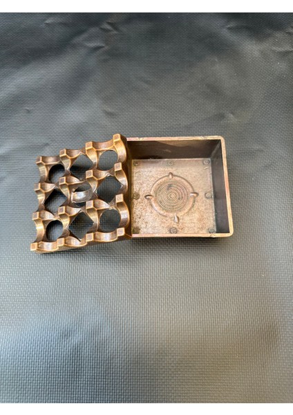 T.m. 1.sınıf Metal Antik Bakır Izgara Zamak Küllük Otel,cafe,restaurant 200 gr
