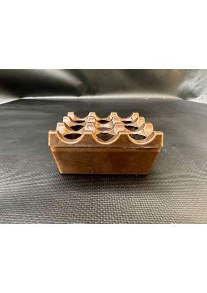 T.m. 1.sınıf Metal Antik Bakır Izgara Zamak Küllük Otel,cafe,restaurant 200 gr