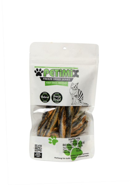 Freeze Dry HAMSI40G Kedi Ödül Maması