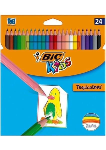 Kids Tropicolors Kuru Boya Kalemi 24 Renk