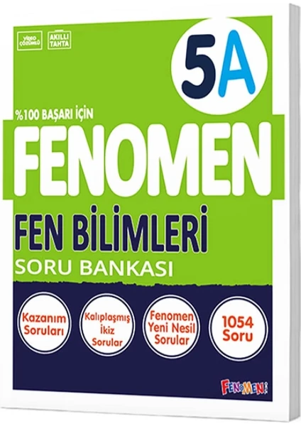 Fenomen Yayıncılık Fenomen  5. Sınıf Fen Bilimleri (A) Soru Bankası