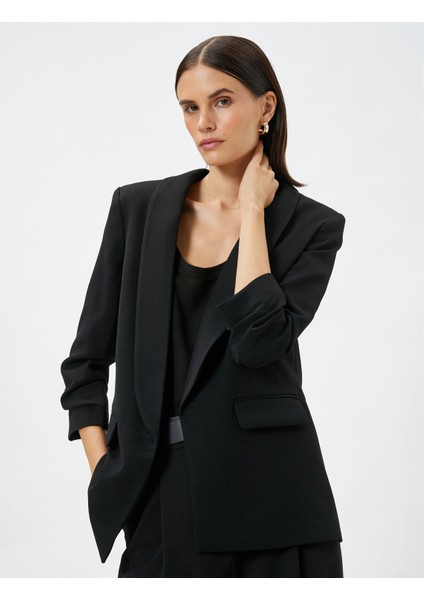 Basic Blazer Ceket Kapaklı Cepli fiyatları