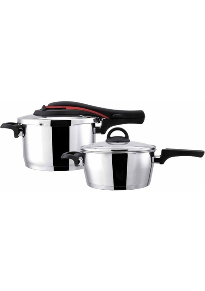 Up-Line Düdüklü Tencere Seti - 4 lt + 6 lt