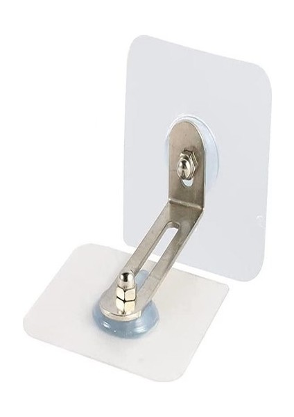 2 Adet Eşya Sabitleyici Askı Vidalı Aparat Ultra Dayanıklı Çivisiz Duvarı Delmeden Ayarlanabilir