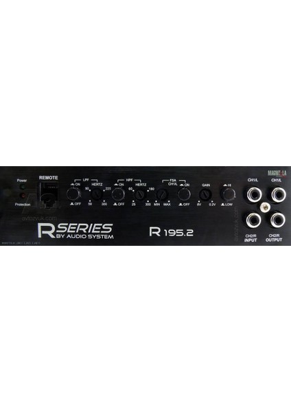 System R195.2 2 Kanal Pro Oto Amfi