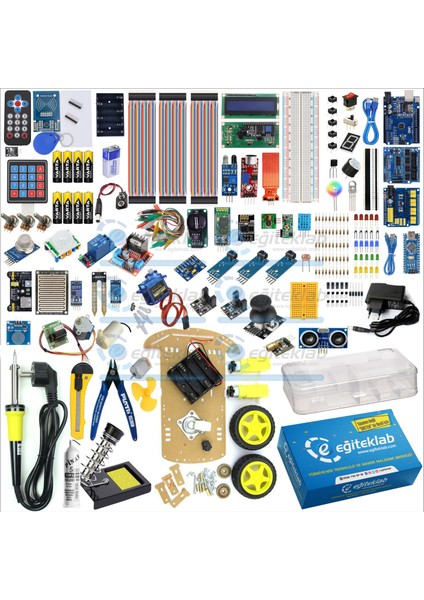 Arduino Mega Premium Sensör Eğitim Seti