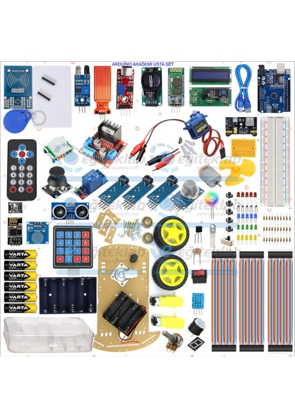 Arduino Akademi Usta Profesyonel Eğitim Seti