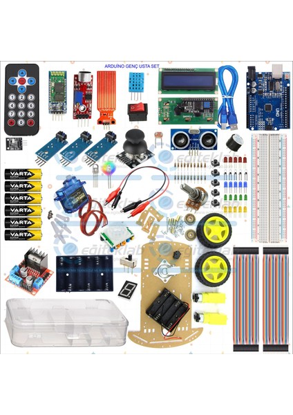 Arduino Genç Usta Profesyonel Eğitim Seti