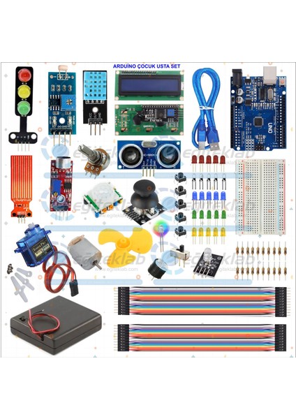 Arduino Çocuk Usta Profesyonel Eğitim Seti