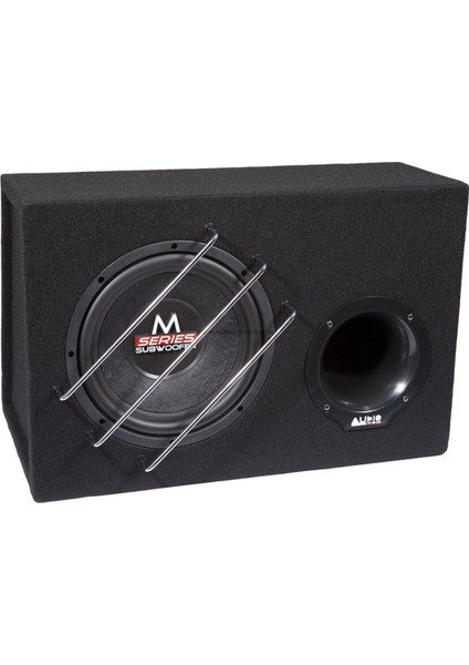 System M10 Br 25 cm 300 Watt Kabinli Oto Subwoofer
