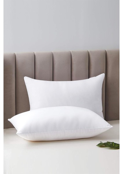 Elyaf Dolgulu 4 Adet Silikon Yastık 50X70 cm Pamuk Otel Yastık Beyaz Yumuşak fiyatları