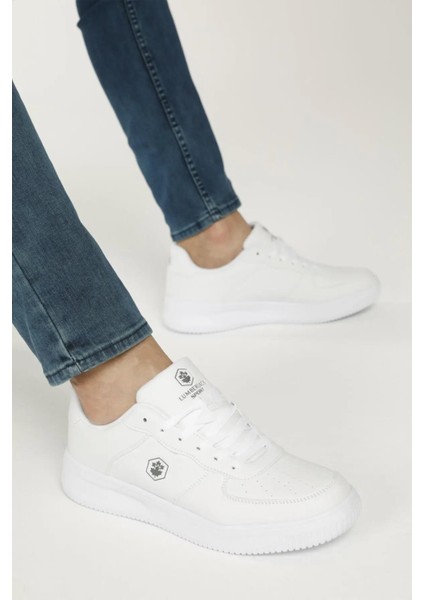 Finster Beyaz Air Force Sneaker Spor Ayakkabı V5