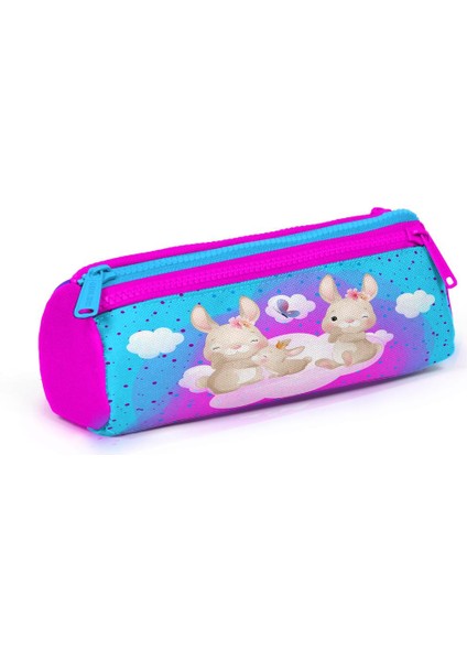 Coral High Kids Mavi Pembe Tavşan Desenli 3’lü Okul Çanta Seti Set 23736-MİX3 indirimleri