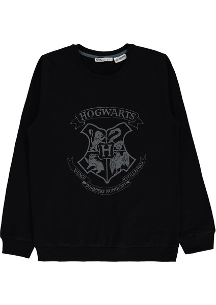 Harry Potter Erkek Çocuk Sweatshirt 10-13 Yaş Siyah