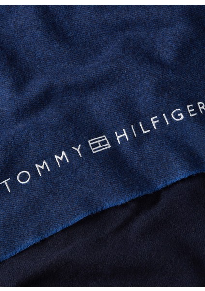 Tommy Hilfiger Mavi Erkek Atkı AM0AM11487C3J