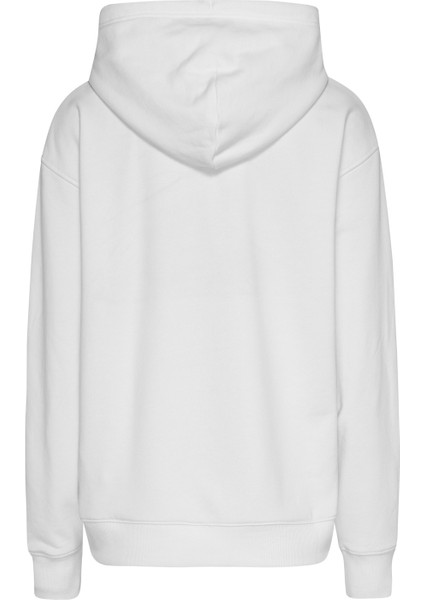 Kapüşon Yaka Beyaz Kadın Sweatshırt DW0DW16397YBR fiyatları