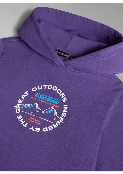 Kız Çocuk Mor Sweatshırt NP0A4HGBV061 K B-Fujı H modelleri