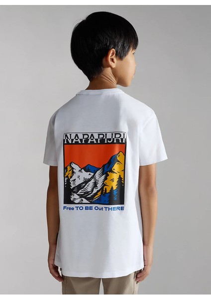 Beyaz Erkek Çocuk T-Shirt NP0A4HGN0021 K S-Fujı fiyatları