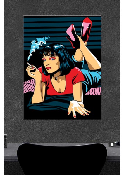 Mia Ahşap Poster (27X18)
