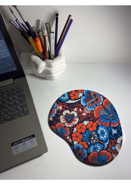 Balinese Baskılı Bilek Destekli Mouse Pad