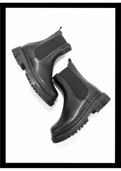 Siyah Kadın Bot & Bootie K02836222809
