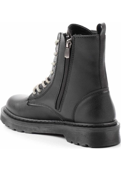 Siyah Lame Taşlı Kadın Bot & Bootie K02836222909 fırsatları